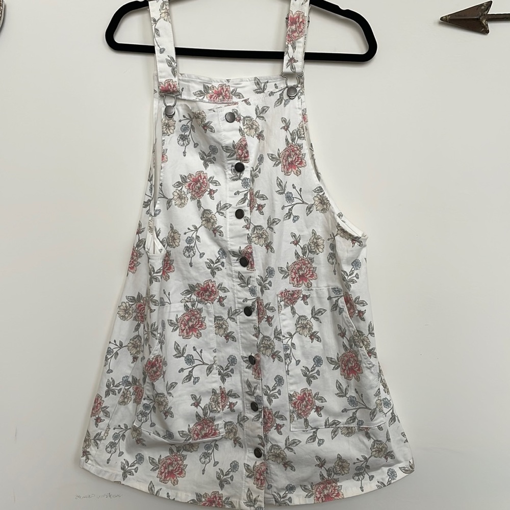 Overalls floral dress